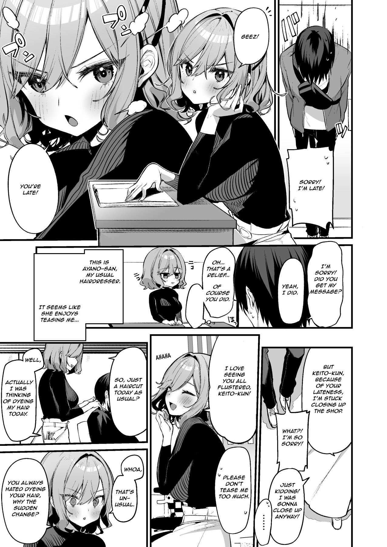 Hentai Manga Comic-Did You Choose Me as Your Hairdresser?-Read-2